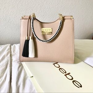 NWOT Bebe Natalie Braided Handle Bag